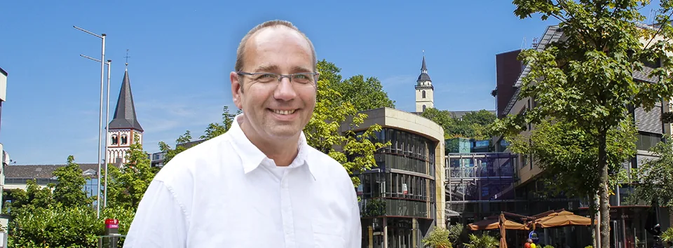 Altfried Reick in der Siegburger Innenstadt